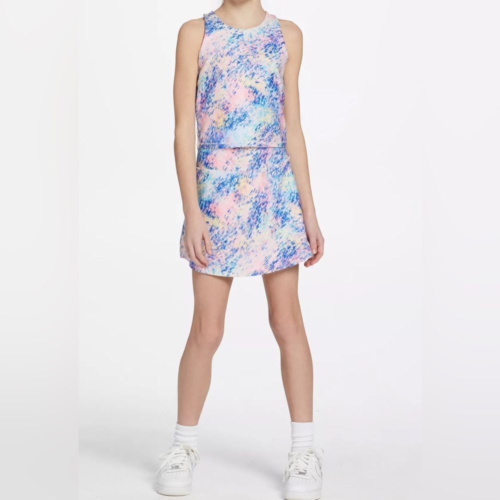 DSG Girls' Strappy Momentum Shelf Bra Tank Top - Picture 2 of 4